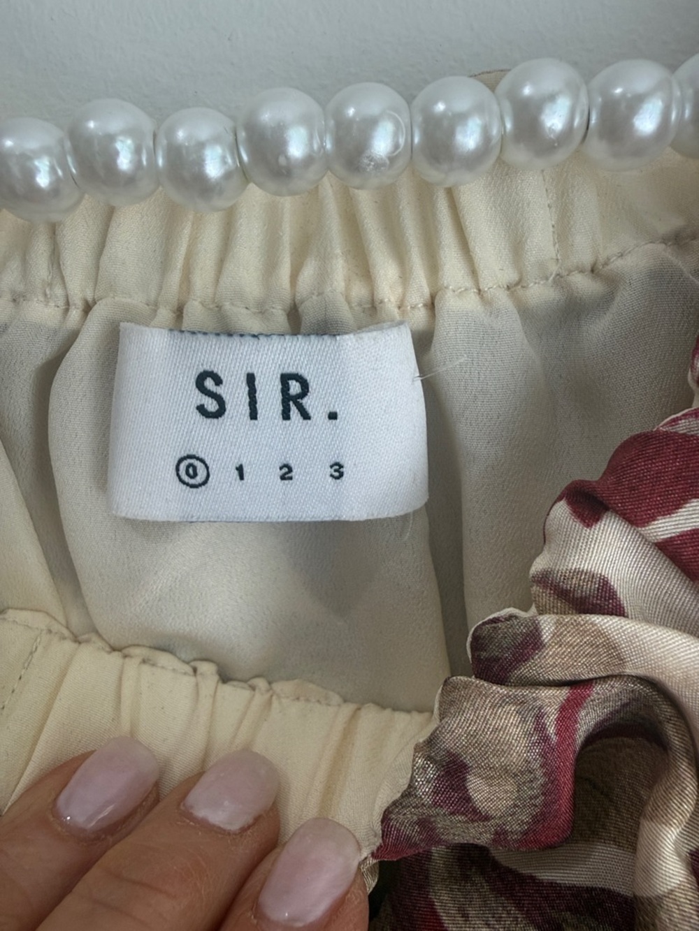 SIR The Label Valetta Silk Romantic Floral Mini Dress Wedding Guest Cocktail - Picture 6 of 15